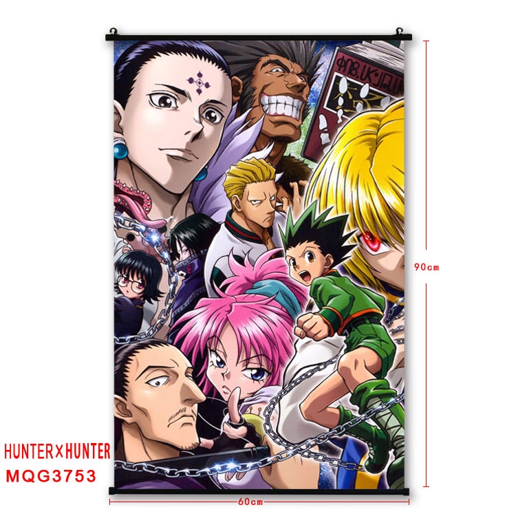 Hunter x Hunter Anime plastic pole cloth painting Wall Scroll 60X90CM  MQG3753