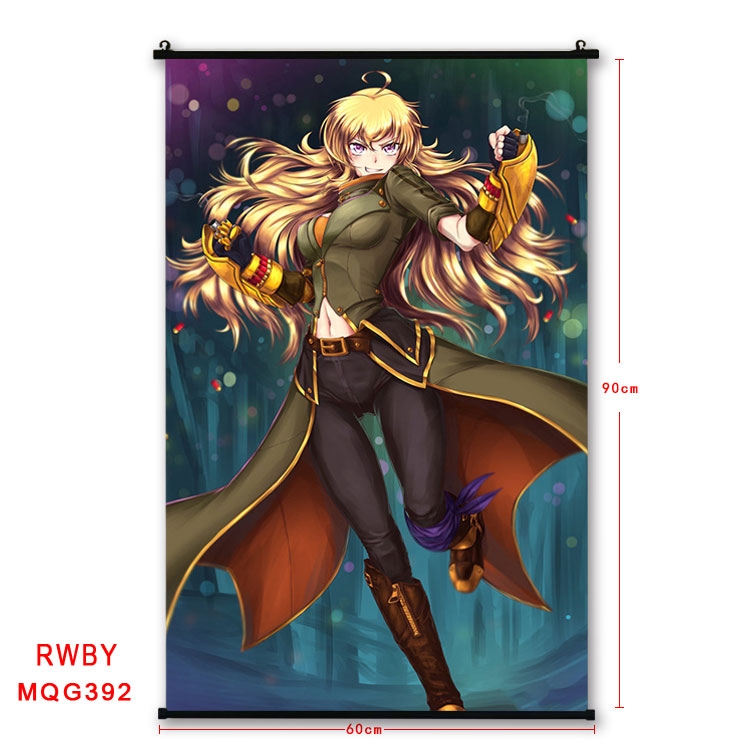 RWBY Anime plastic pole cloth painting Wall Scroll 60X90CM MQG392