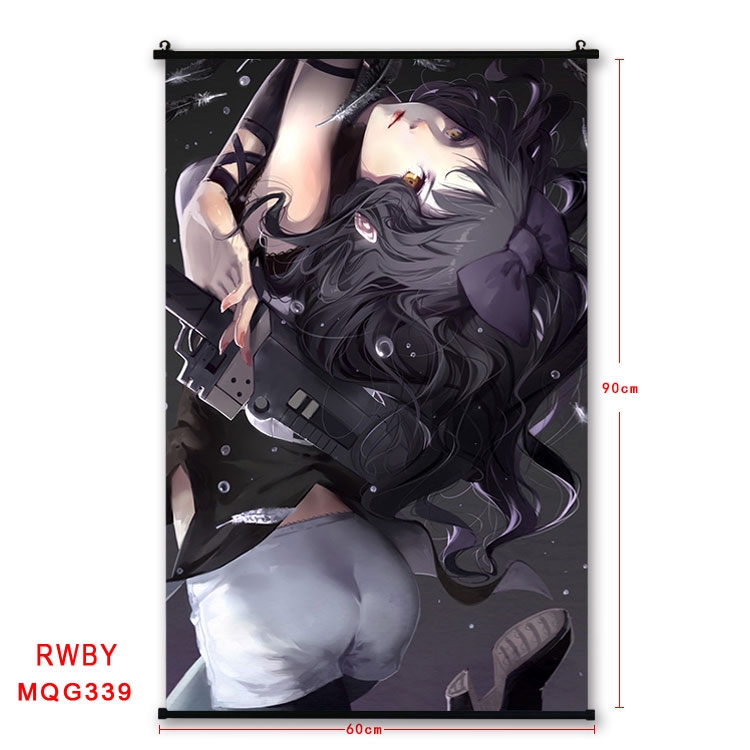 RWBY Anime plastic pole cloth painting Wall Scroll 60X90CM MQG339