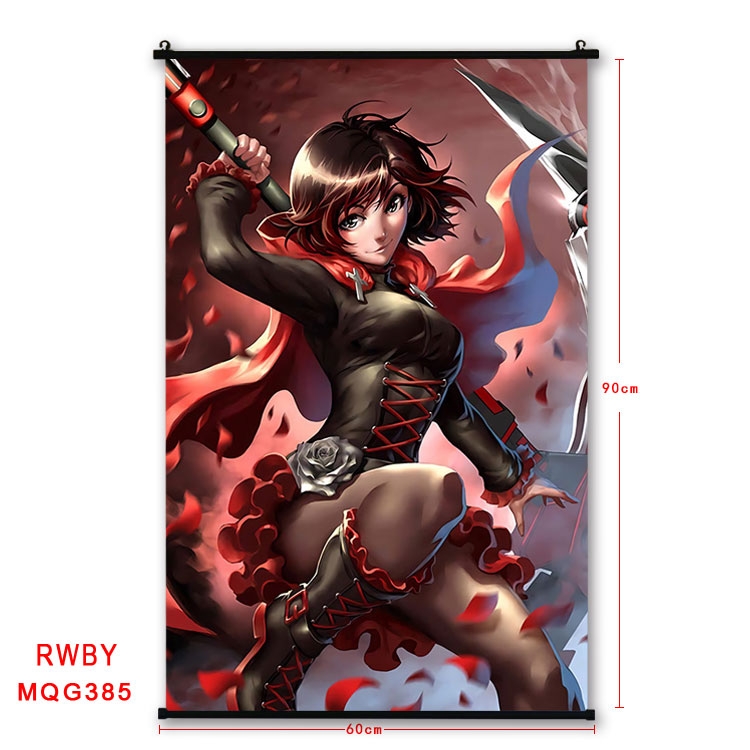 RWBY Anime plastic pole cloth painting Wall Scroll 60X90CM MQG385