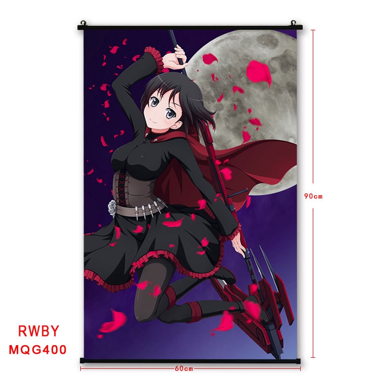 RWBY Anime plastic pole cloth painting Wall Scroll 60X90CM MQG400