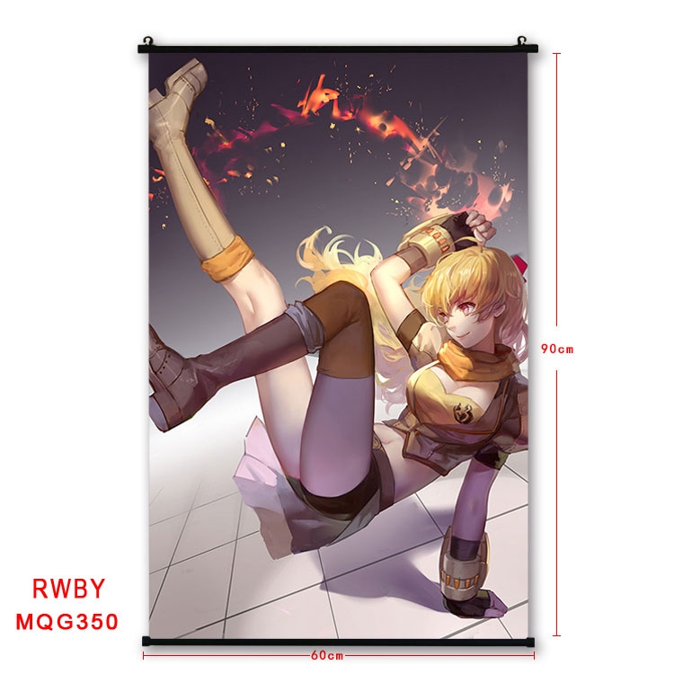 RWBY Anime plastic pole cloth painting Wall Scroll 60X90CM MQG350