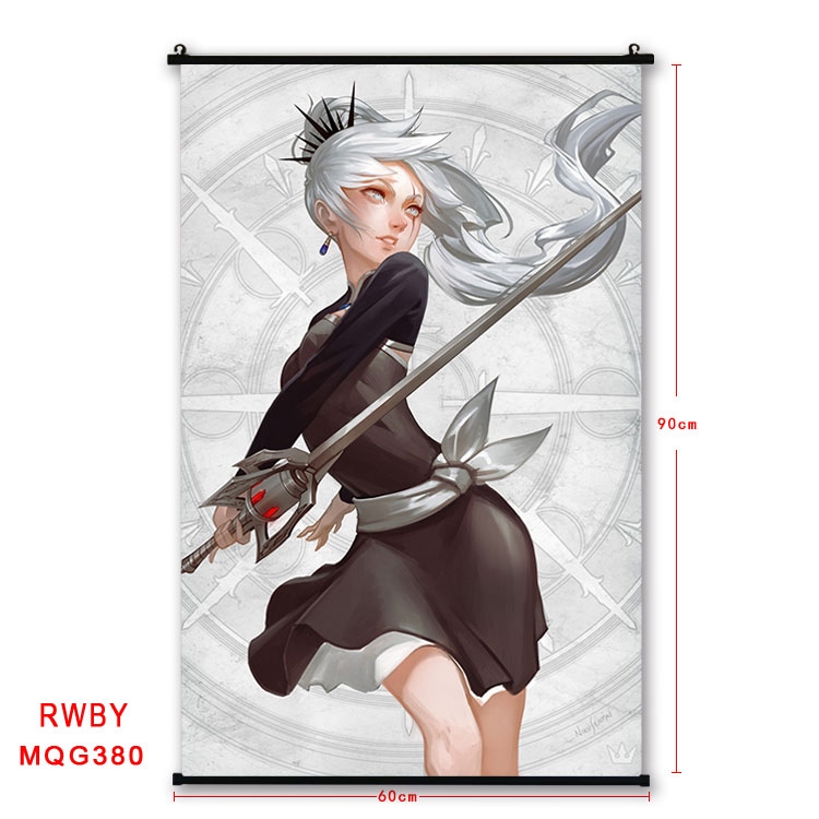 RWBY Anime plastic pole cloth painting Wall Scroll 60X90CM MQG363