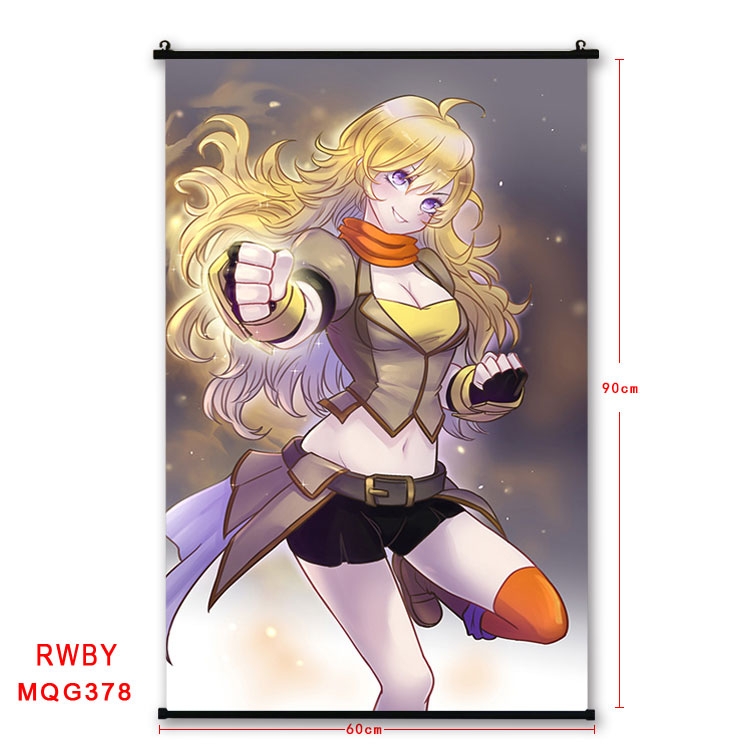 RWBY Anime plastic pole cloth painting Wall Scroll 60X90CM MQG378