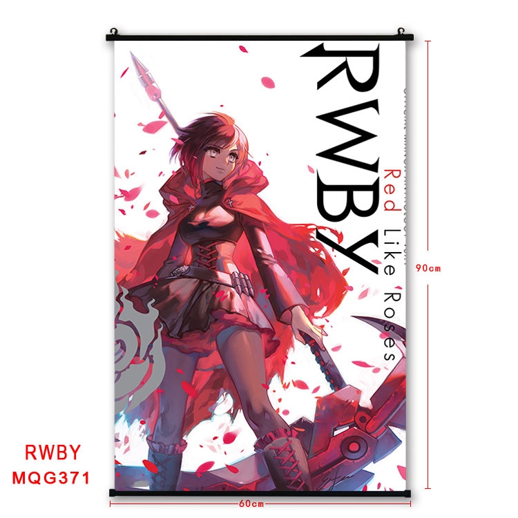 RWBY Anime plastic pole cloth painting Wall Scroll 60X90CM MQG371