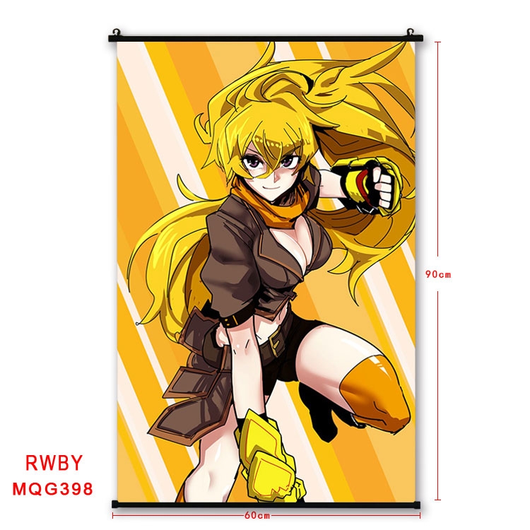 RWBY Anime plastic pole cloth painting Wall Scroll 60X90CM MQG398