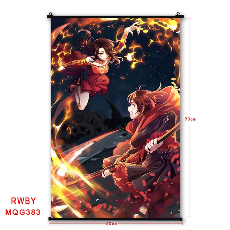 RWBY Anime plastic pole cloth painting Wall Scroll 60X90CM MQG383