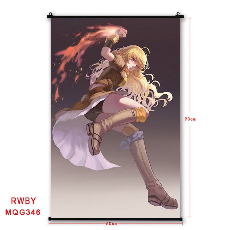 RWBY Anime plastic pole cloth painting Wall Scroll 60X90CM MQG346