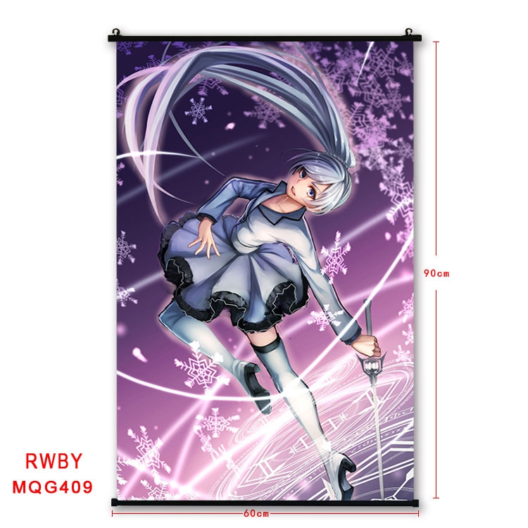 RWBY Anime plastic pole cloth painting Wall Scroll 60X90CM MQG409