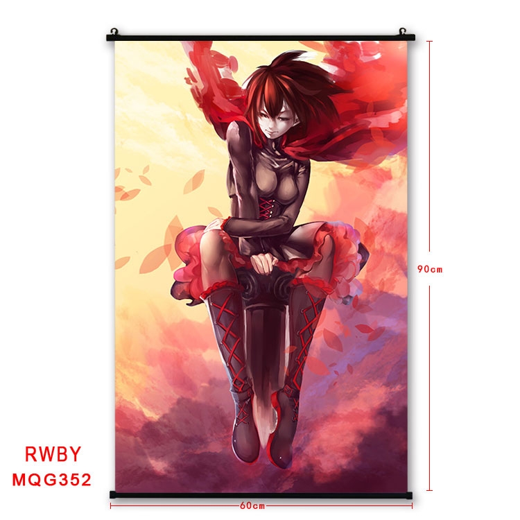 RWBY Anime plastic pole cloth painting Wall Scroll 60X90CM MQG352