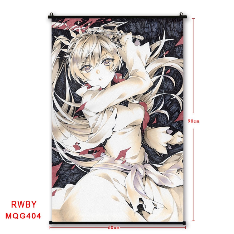 RWBY Anime plastic pole cloth painting Wall Scroll 60X90CM MQG404