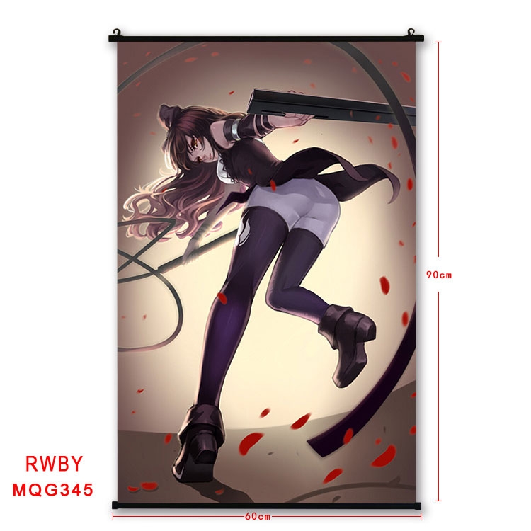 RWBY Anime plastic pole cloth painting Wall Scroll 60X90CM  MQG345