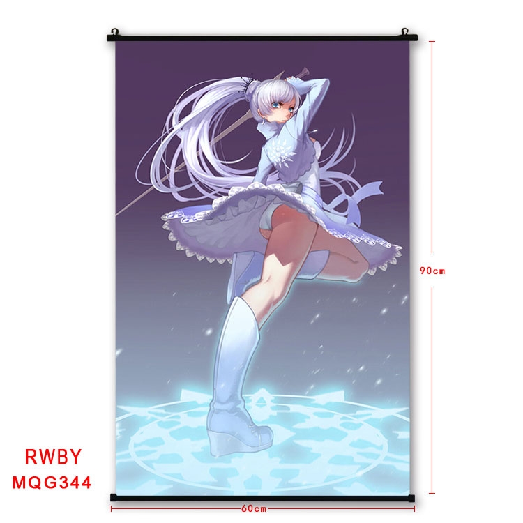 RWBY Anime plastic pole cloth painting Wall Scroll 60X90CM MQG344