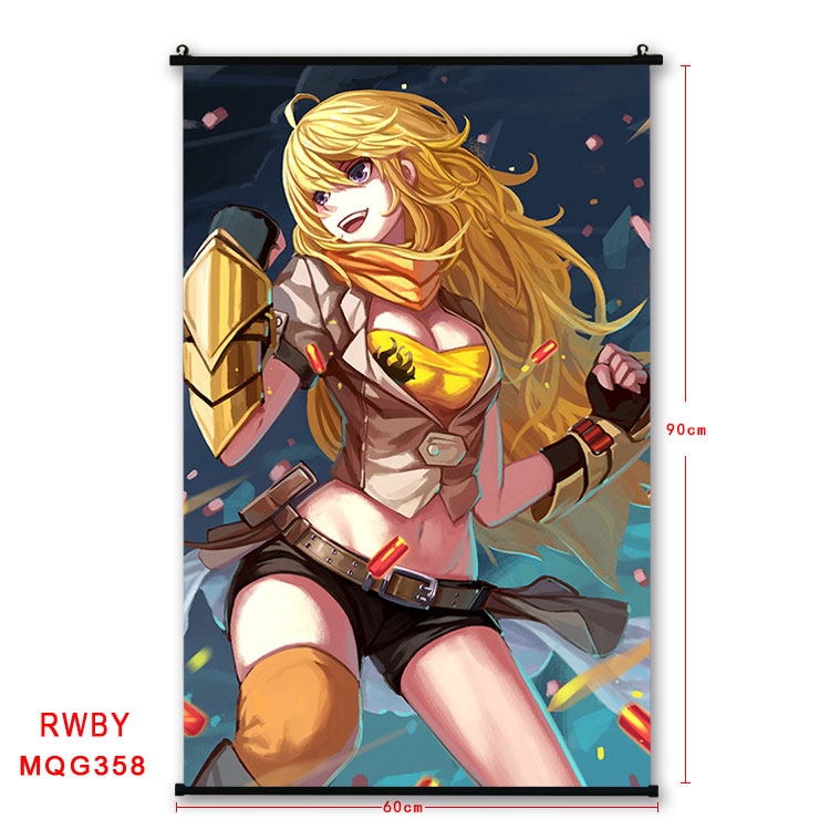 RWBY Anime plastic pole cloth painting Wall Scroll 60X90CM MQG358