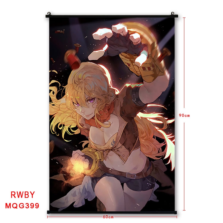 RWBY Anime plastic pole cloth painting Wall Scroll 60X90CM MQG399