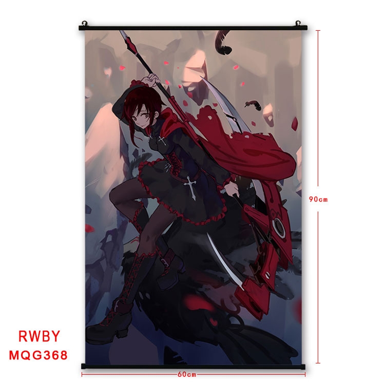 RWBY Anime plastic pole cloth painting Wall Scroll 60X90CM MQG368