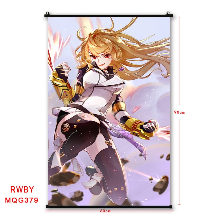 RWBY Anime plastic pole cloth painting Wall Scroll 60X90CM MQG379