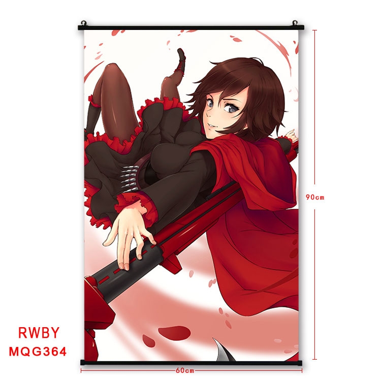 RWBY Anime plastic pole cloth painting Wall Scroll 60X90CM MQG364