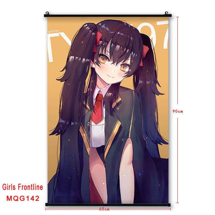 Girls Frontline Anime plastic pole cloth painting Wall Scroll 60X90CM  MQG142