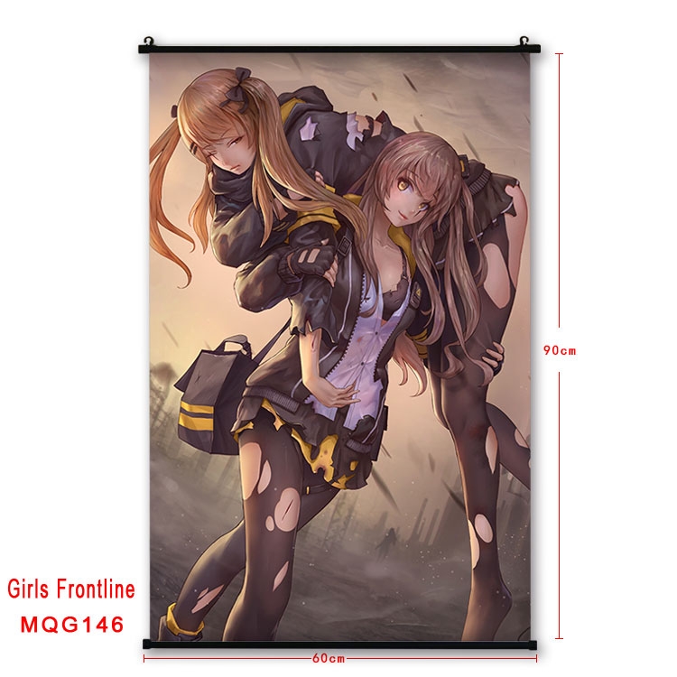 Girls Frontline Anime plastic pole cloth painting Wall Scroll 60X90CM  MQG146