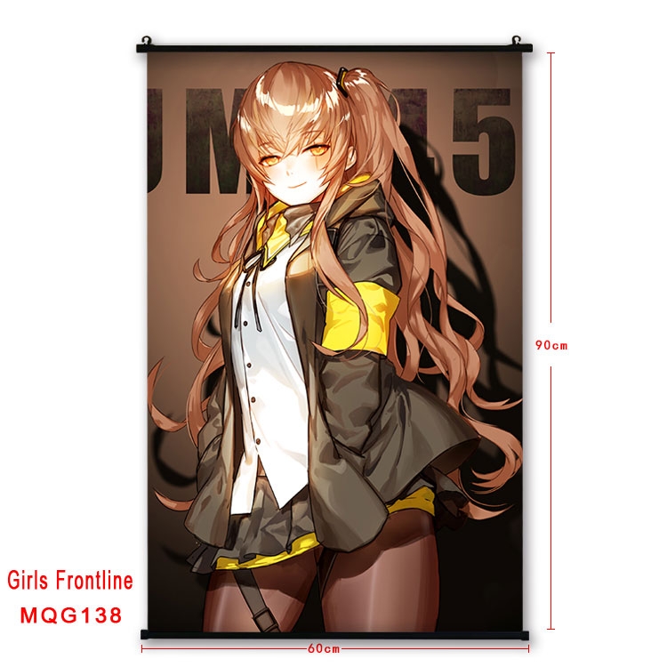 Girls Frontline Anime plastic pole cloth painting Wall Scroll 60X90CM  MQG138