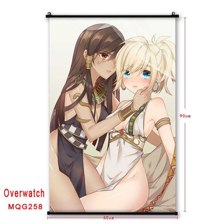 Overwatch Anime plastic pole cloth painting Wall Scroll 60X90CM  MQG258