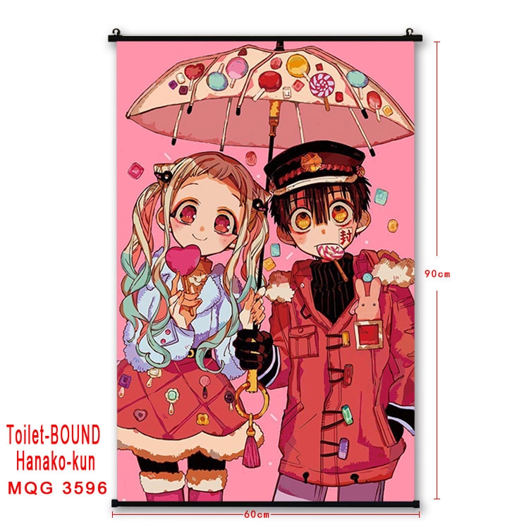 Toilet-bound Hanako-kun Anime plastic pole cloth painting Wall Scroll 60X90CM  MQG3596