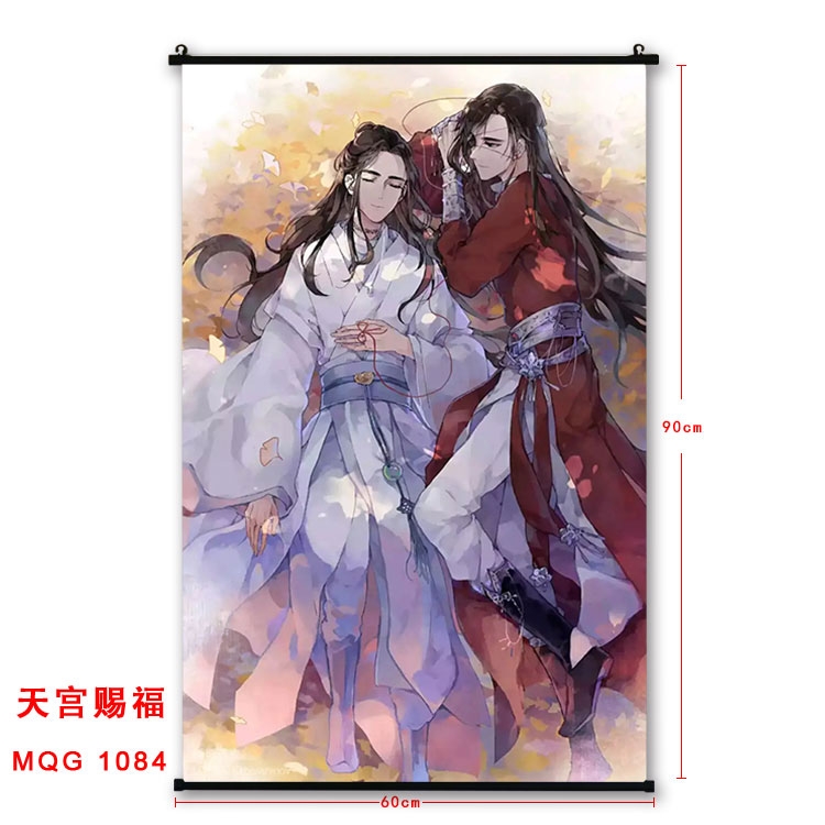 Heavenly Palace blessing Anime plastic pole cloth painting Wall Scroll 60X90CM  MQG1084