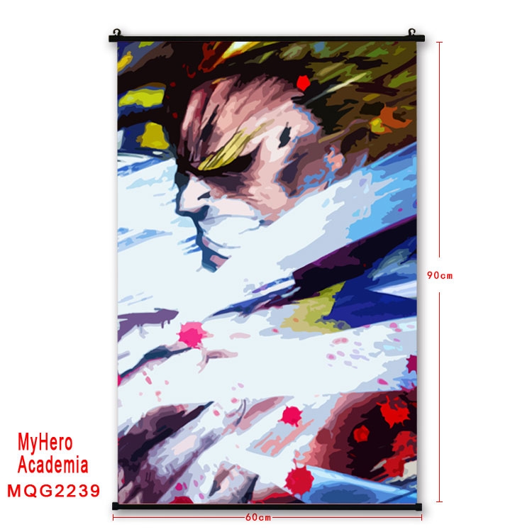 My Hero Academia Anime plastic pole cloth painting Wall Scroll 60X90CM  MQG2239