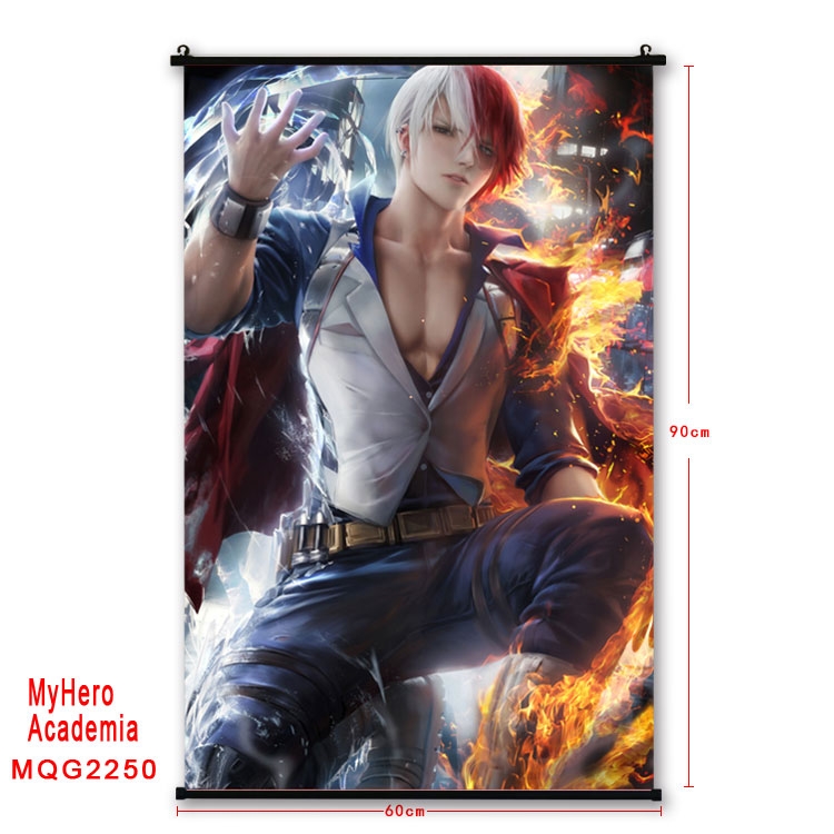 My Hero Academia Anime plastic pole cloth painting Wall Scroll 60X90CM  MQG2250