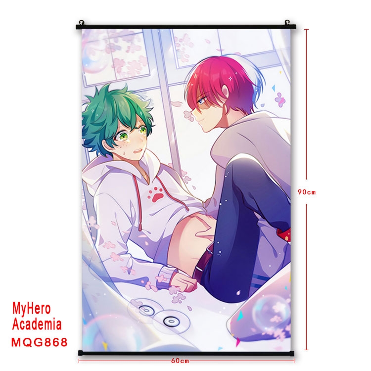 My Hero Academia Anime plastic pole cloth painting Wall Scroll 60X90CM  MQG868