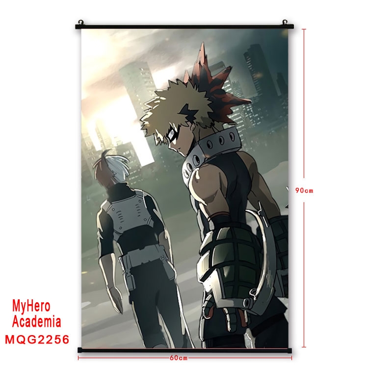 My Hero Academia Anime plastic pole cloth painting Wall Scroll 60X90CM  MQG2256