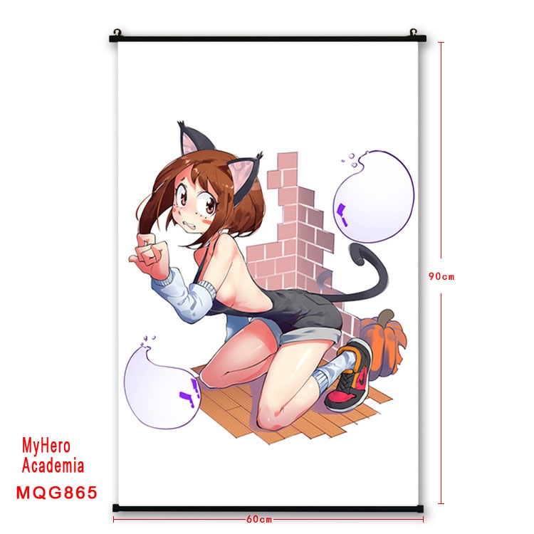 My Hero Academia Anime plastic pole cloth painting Wall Scroll 60X90CM  MQG865