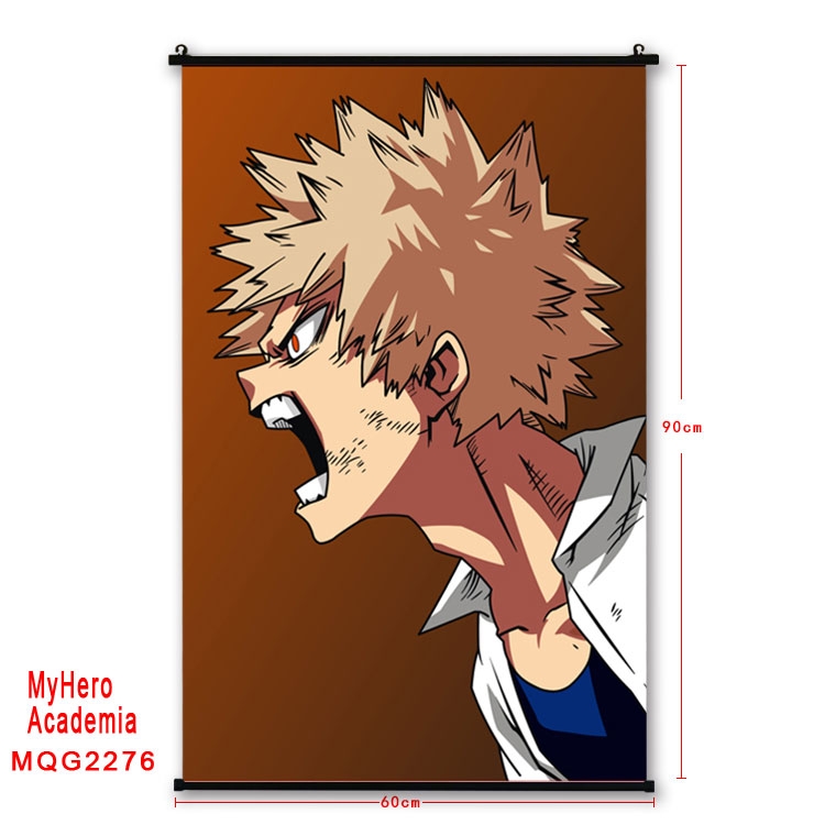 My Hero Academia Anime plastic pole cloth painting Wall Scroll 60X90CM  MQG2276