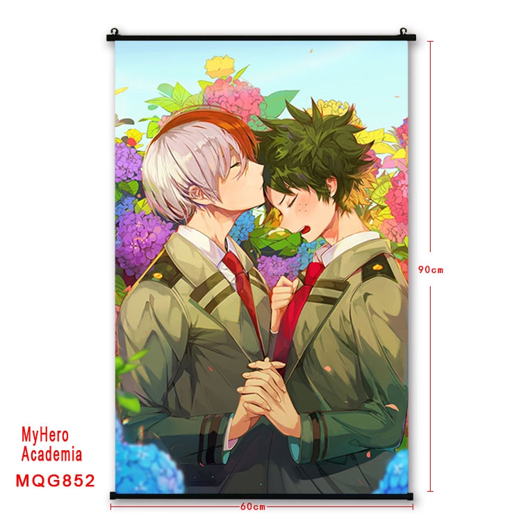 My Hero Academia Anime plastic pole cloth painting Wall Scroll 60X90CM  MQG852