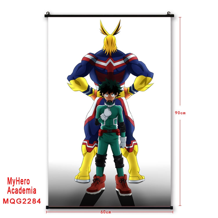 My Hero Academia Anime plastic pole cloth painting Wall Scroll 60X90CM  MQG2284