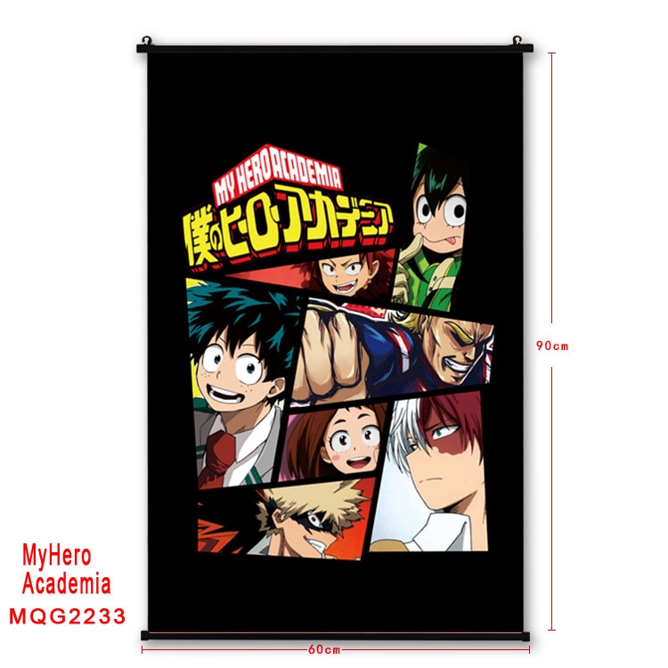 My Hero Academia Anime plastic pole cloth painting Wall Scroll 60X90CM  MQG2233