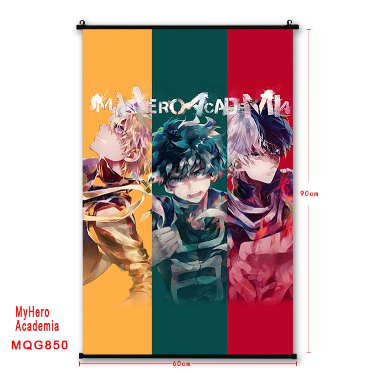 My Hero Academia Anime plastic pole cloth painting Wall Scroll 60X90CM  MQG850