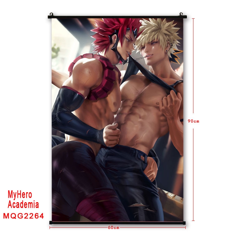 My Hero Academia Anime plastic pole cloth painting Wall Scroll 60X90CM  MQG2264