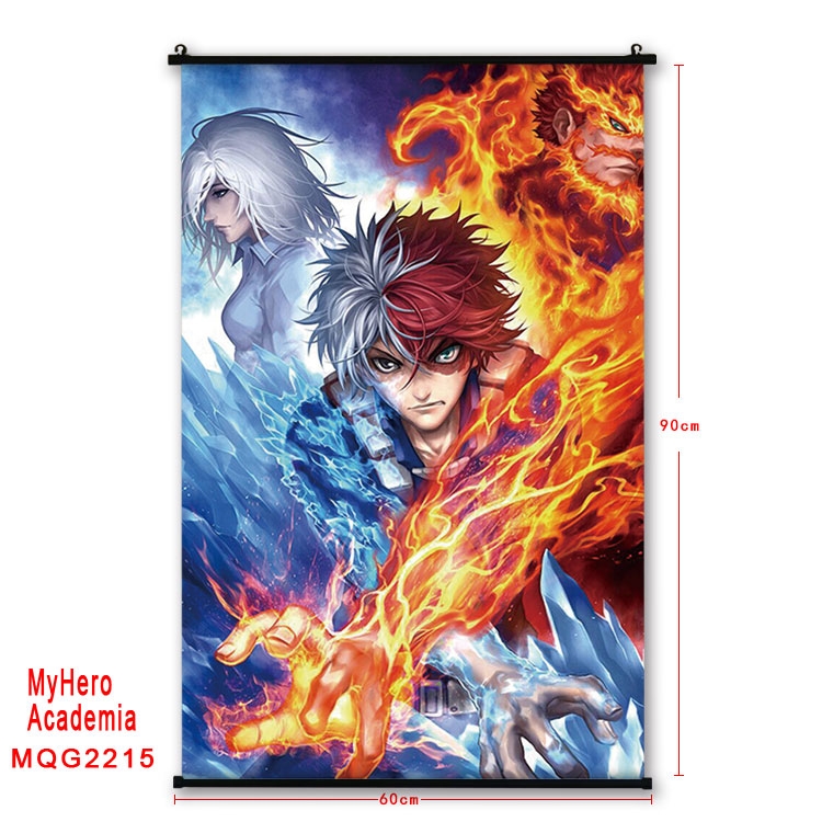 My Hero Academia Anime plastic pole cloth painting Wall Scroll 60X90CM  MQG2215