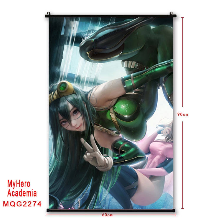 My Hero Academia Anime plastic pole cloth painting Wall Scroll 60X90CM  MQG2274