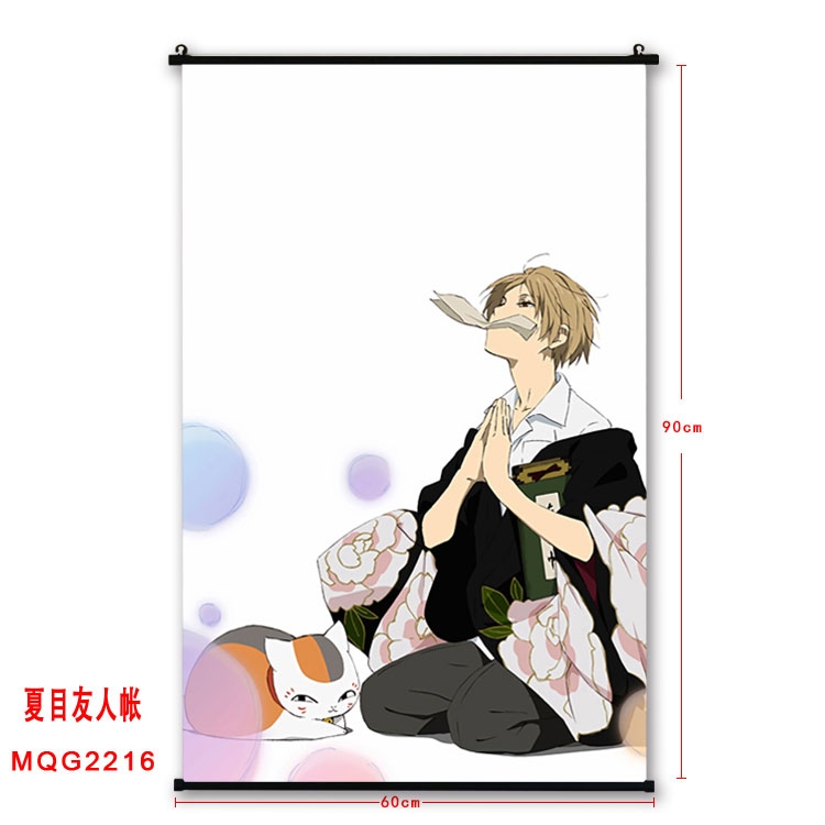 Natsume Yuujinchou Anime plastic pole cloth painting Wall Scroll 60X90CM  MQG2216