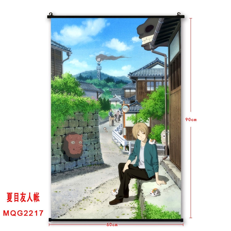 Natsume Yuujinchou Anime plastic pole cloth painting Wall Scroll 60X90CM  MQG2217