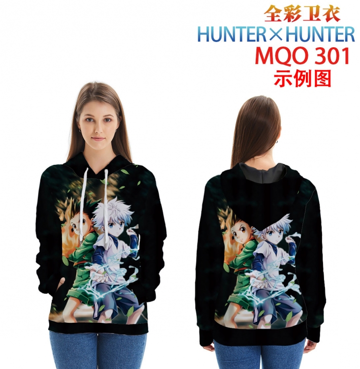   HunterXHunter Full Color Patch pocket Sweatshirt Hoodie  9 sizes from XXS to XXXXL  MQO301
