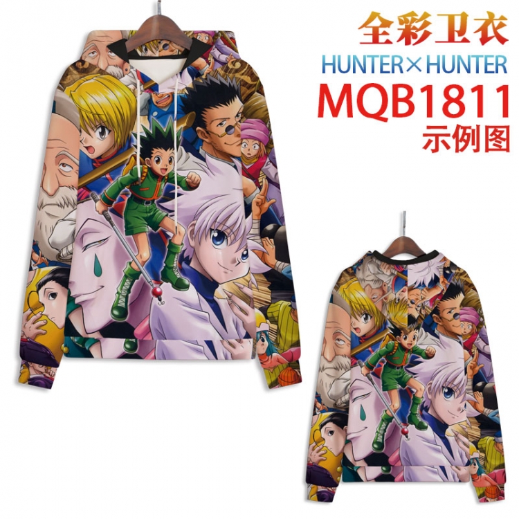 HunterXHunter Full Color Patch pocket Sweatshirt Hoodie  2XS-4XL, 9 sizes MQB1811