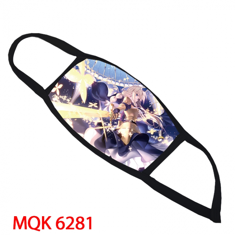 Sword Art Online  Color printing Space cotton Masks price for 5 pcs MQK6281