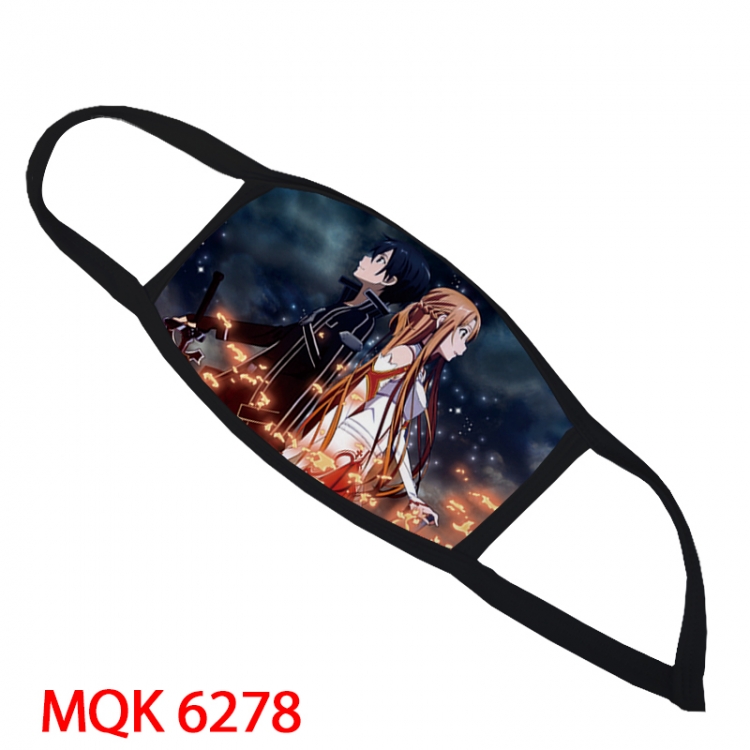 Sword Art Online  Color printing Space cotton Masks price for 5 pcs MQK6278