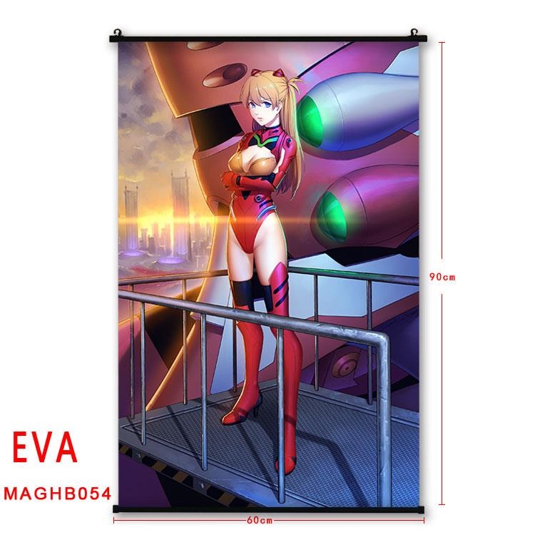 EVA Anime plastic pole cloth painting Wall Scroll 60X90CM MAGHB054