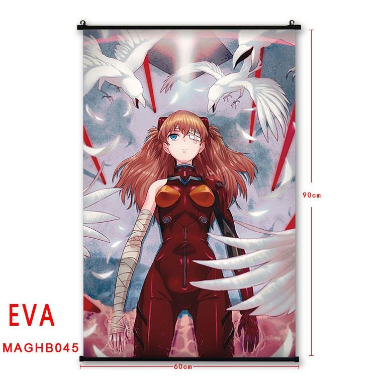 EVA Anime plastic pole cloth painting Wall Scroll 60X90CM MAGHB045