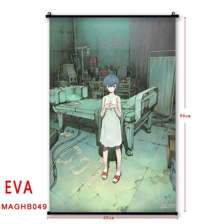 EVA Anime plastic pole cloth painting Wall Scroll 60X90CM MAGHB049